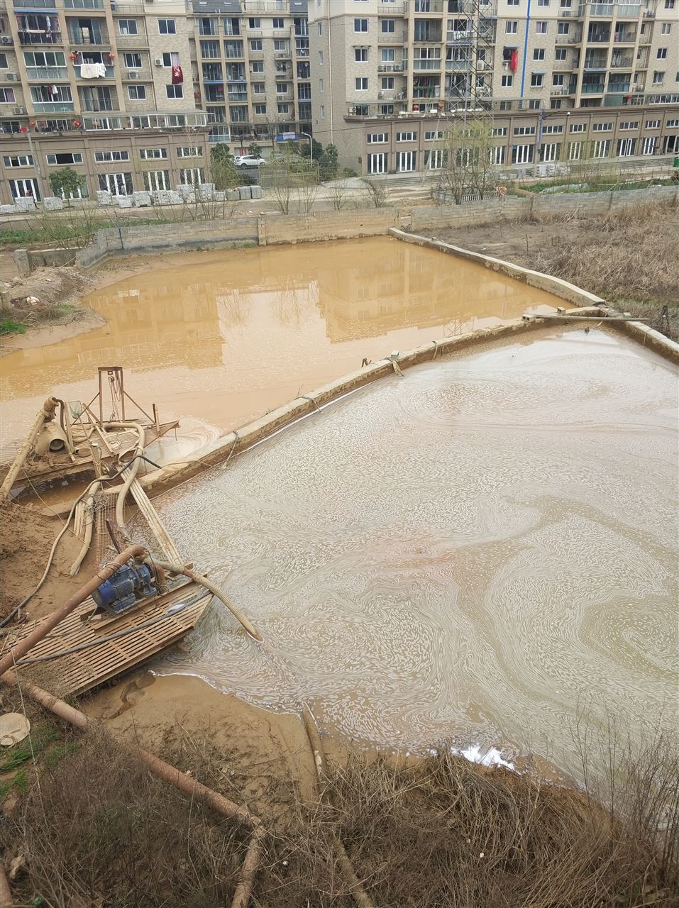 平桥沉淀池淤泥清理-厂区废水池淤泥清淤