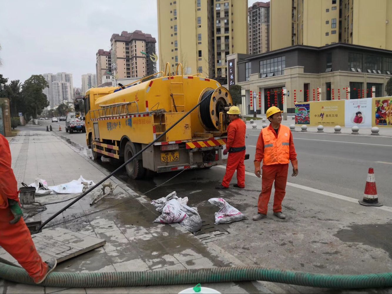 平桥排污管道清淤-管道清洗